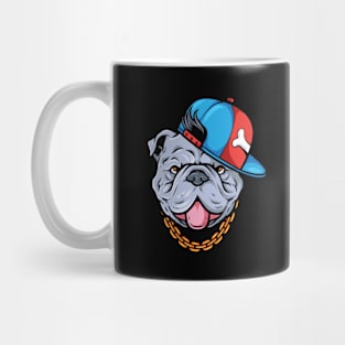 bulldog_cartoon_wearing_gold_chain Mug